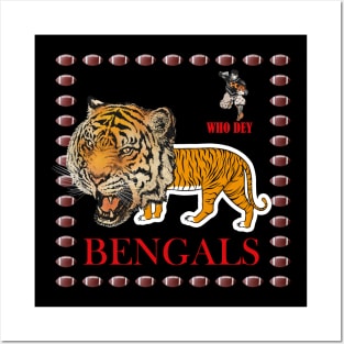 Bengals Posters and Art